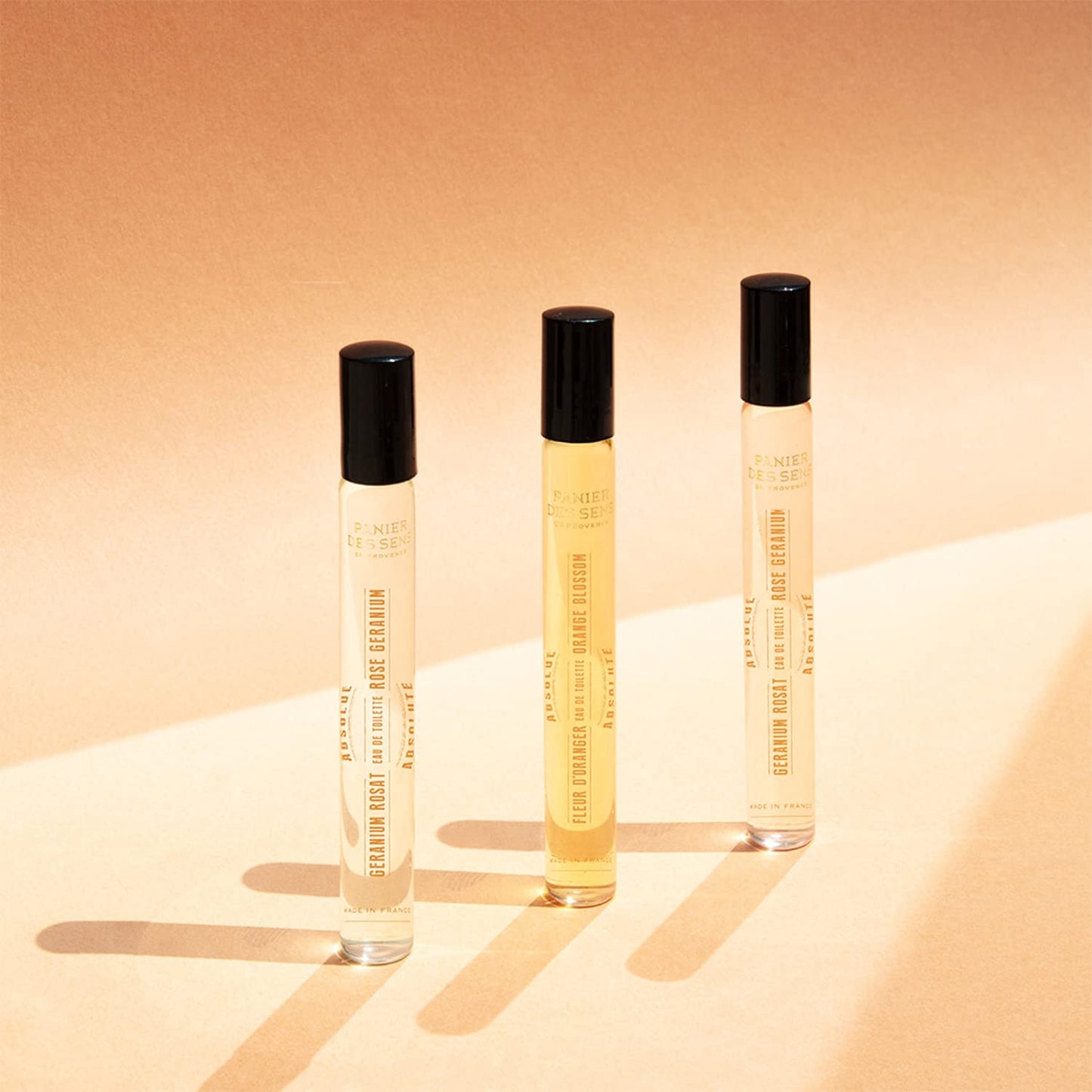 Panier des Sens - Rose Roll-on Eau de Toilette 0.3 Floz β Floral & Feminine Fragrance - Mini Perfume for Women - Parfum Crafted in Grasse, France - Daily Use - Light Travel Perfume