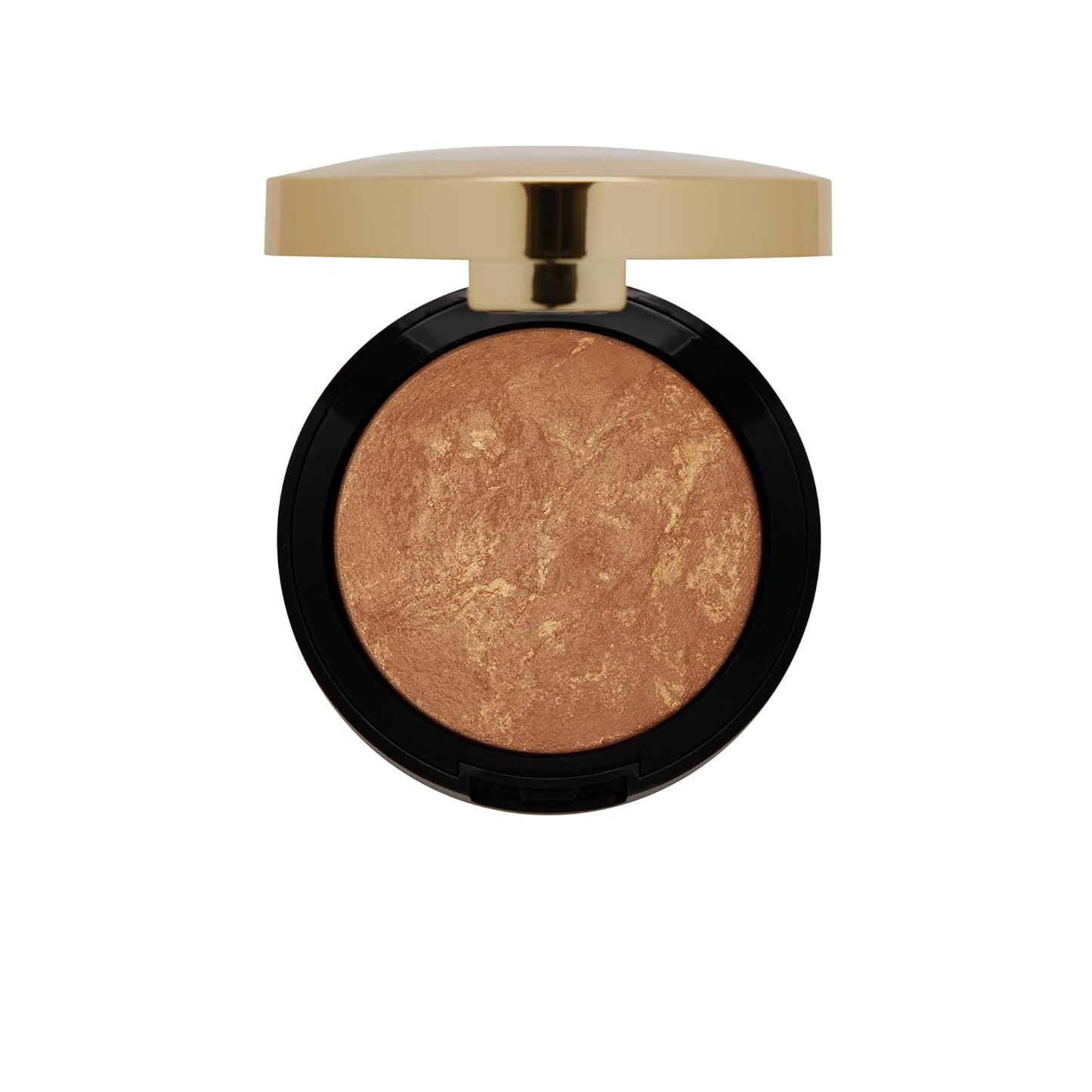 Milani Bronzer Powder - Baked Bronzer Made in Italy, Bronzing Shimmer Highlighter Makeup for Contour -Dolce