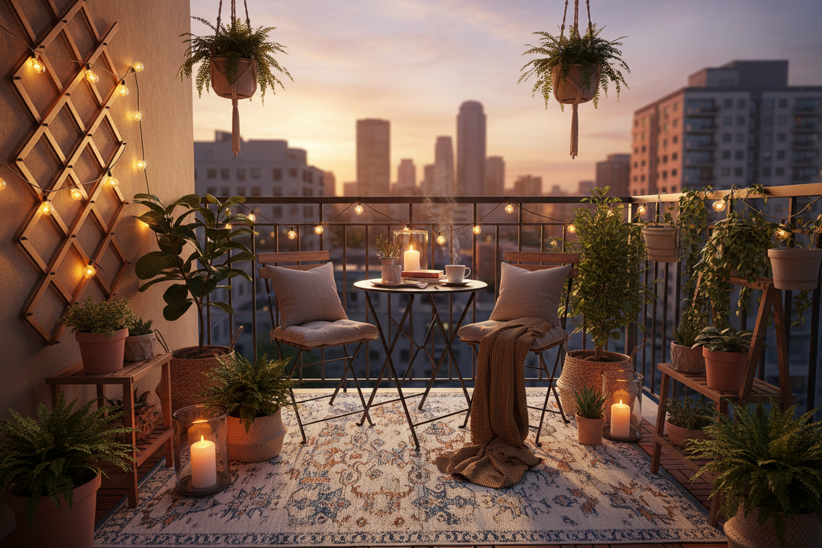 The Apartment Balcony That Became Her Favorite Room