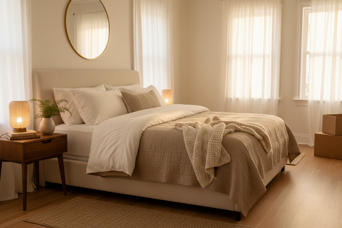 The Bed That Made Their New House Finally Feel Like Home