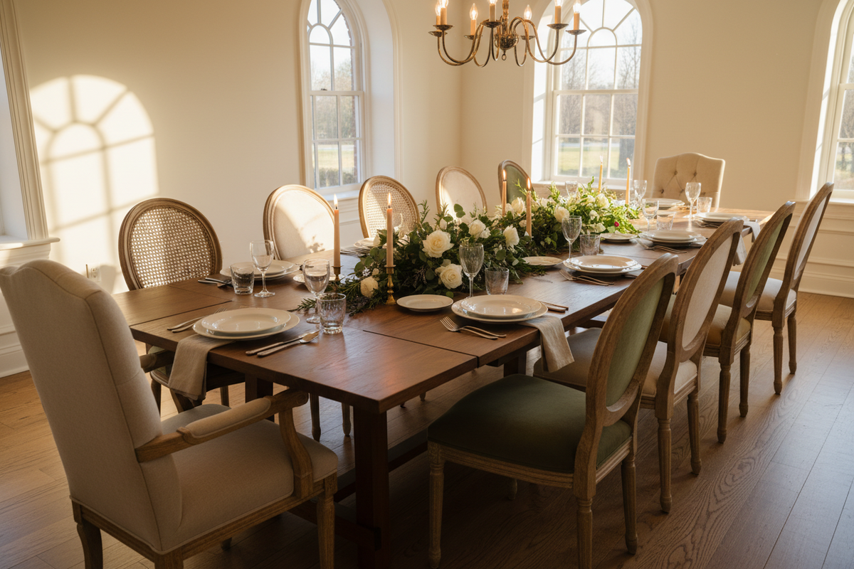 The Extendable Dining Table That Always Found Room for One More