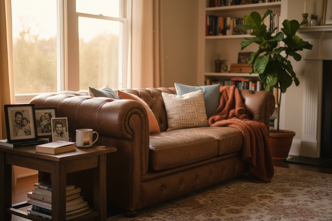The First Sofa They Bought Together Lasted Through Every