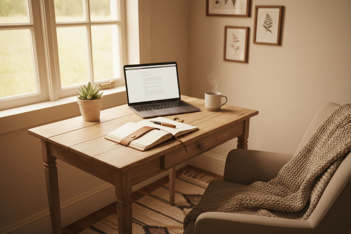 The Little Desk Where Her First Business Began