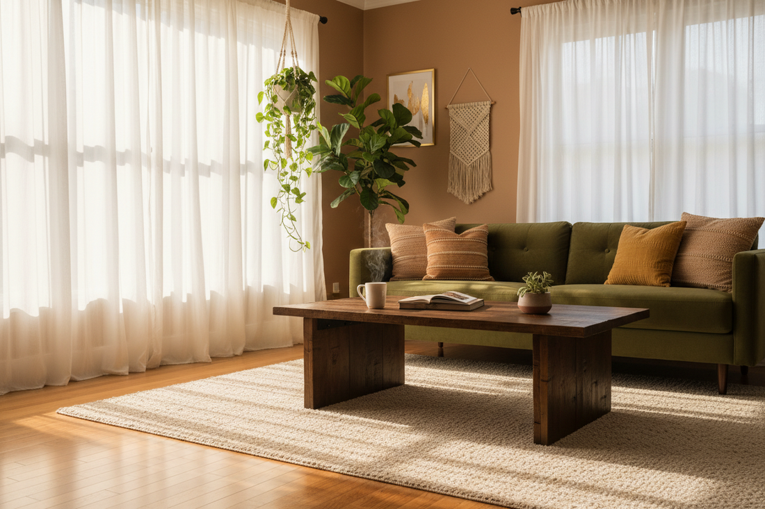 The Morning Sunlight That Gave Their Living Room a Second Life