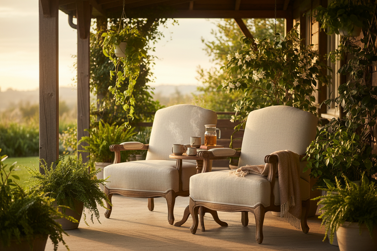 The Two Chairs They Started Using Every Evening