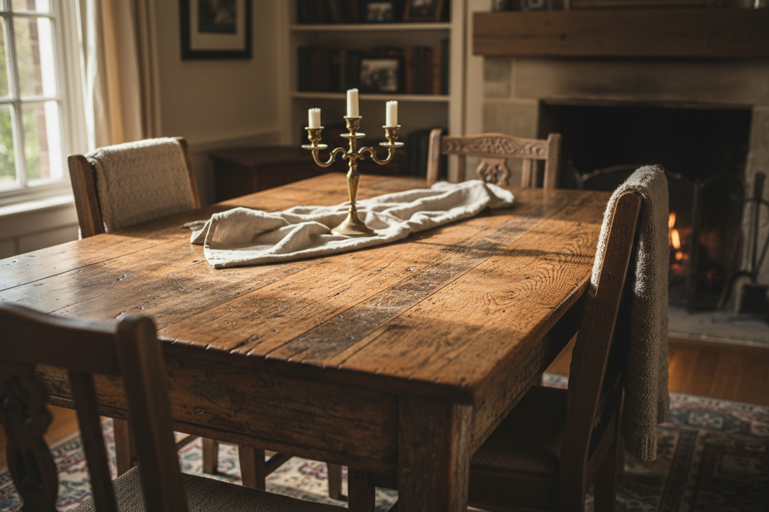 They Almost Threw Away the Old Dining Table