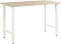 Bush Business Furniture Hustle 48W x 24D Computer Desk with Metal Legs in Natural Elm, Modular Office Table for Home and Professional Workspace