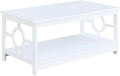 Convenience Concepts Ring Coffee Table, White