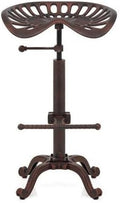 Vintage Tractor Seat Bar Stools Industrial Style Swivel Kitchen Dining Chair Height Adjustable 20-27inch