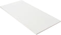 Kaboon 48"x26" Universal Table Top, Solid One-Piece Desktop, Reversible Melamine Countertop, Double Desks, L-Desk DIY, White
