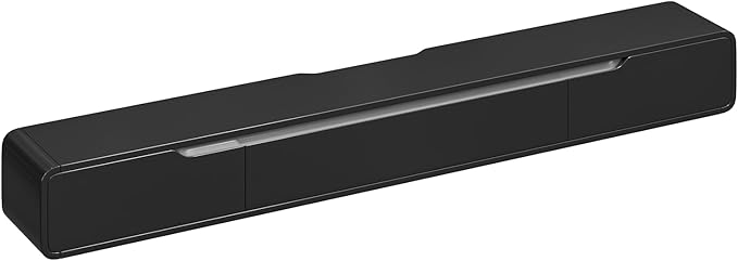 Fully-Assembled Floating TV Stand with Drawers, 47IN High Gloss Wall Mounted Entertainment Center, Modern Media Console with Storage, Under TV Shelf for Bedroom Living Room Black