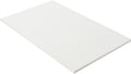 Kaboon 36x20 inch White Table Top Universal, Solid One-Piece Desktop, Reversible Melamine Countertop, Double Desks, L-Desk DIY