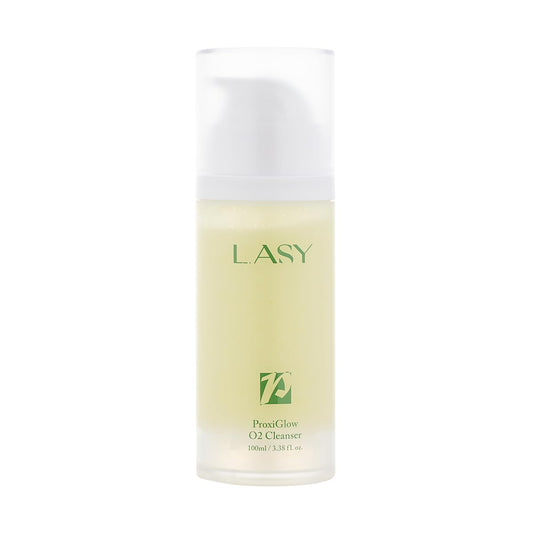 L.ASY ProxiGlow O2 Cleanser (3.4 fl.oz) – Oxygen-Infused Hydrating Facial Wash