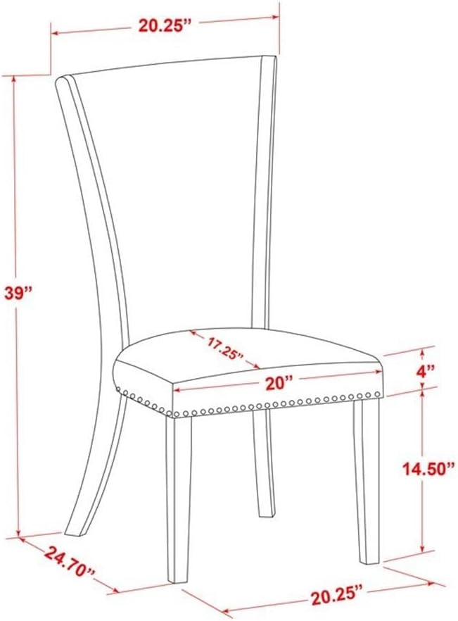 East West Furniture X097VE005-6 6 Piece Dining Room Table Set Contains a Rectangle Kitchen Table with X-Legs and 4 Grey Linen Fabric Parson Chairs with a Bench, 40x72 Inch, Multi-Color