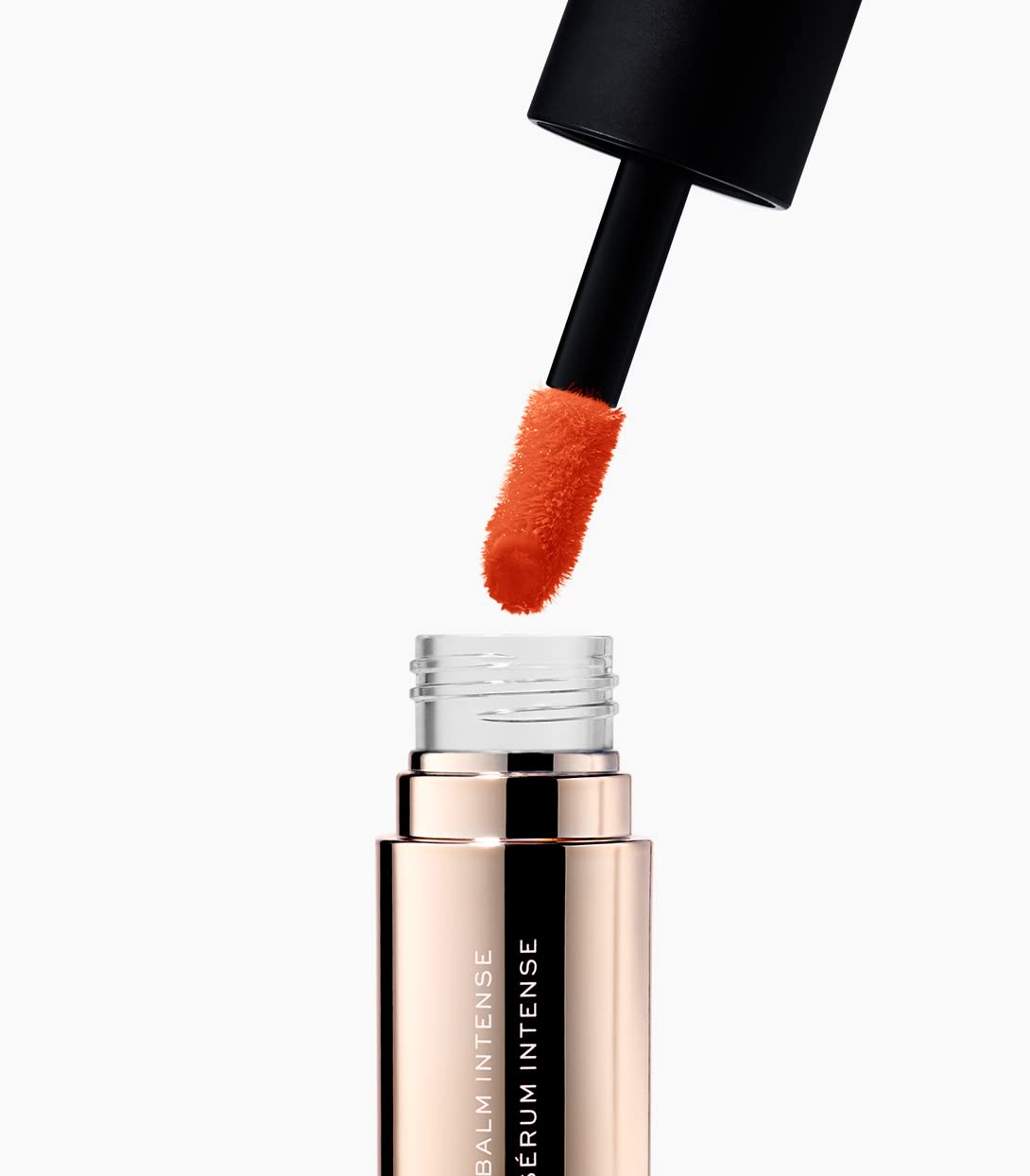 MAKE Beauty Serum Balm Intense, Hydrating Lip Gloss. Pigmented Vegan Moisturizing Lip Oil with Plumping Effect. Lip Emollient Treatment for Soft, Smooth, Shiny Lips - Shade, Sun Flare+