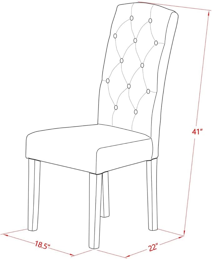 East West Furniture NOCE5-OAK-07 5 Piece Dining Table Set Includes a Rectangle Kitchen Table with Butterfly Leaf and 4 Limelight Linen Fabric Parson Dining Chairs, 32x54 Inch, Oak