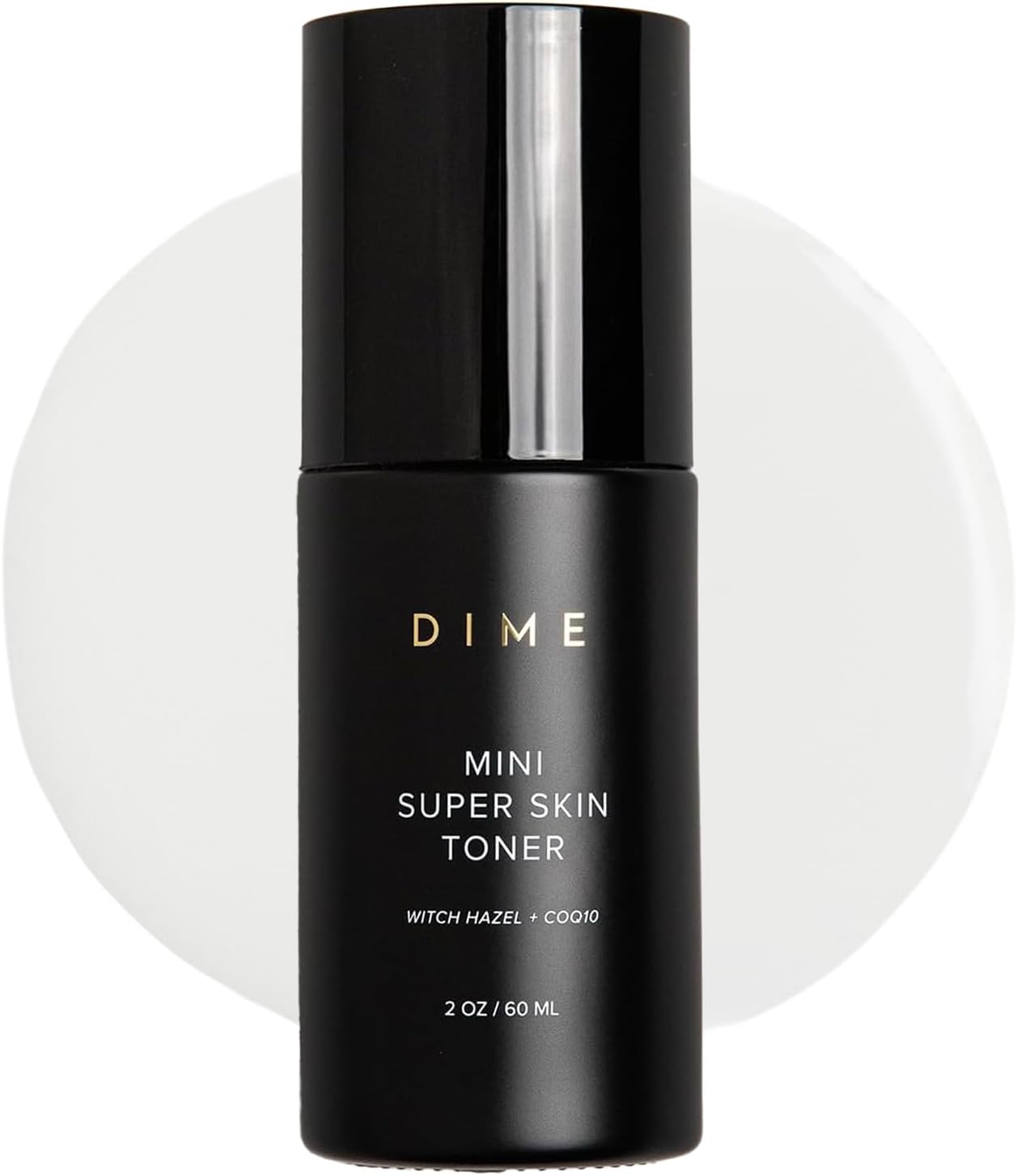DIME Beauty Mini Super Skin Toner, Alcohol-Free Witch Hazel Toner, Travel-Size with Cucumber Extract, 2 oz / 60 ml