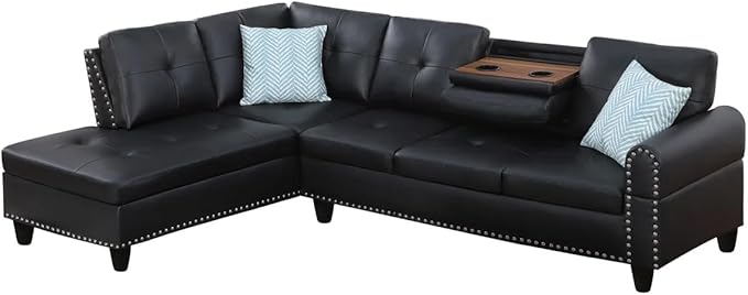 Halibur Sectional Sofa or Couch for Living Room, Apartment, Bedroom, Office