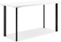 HON Coze Home Office Desks, Sturdy Table Computer Desk, 54", White Top, Black Base