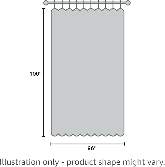 H.VERSAILTEX Linen Blackout Curtains Durable Thick Textured Linen Look 100% Blackout Patio Door Curtain Anti Rust Grommet Extra Wide Sliding Door Curtain Panel, Cobblestone, W100 x L96 inch