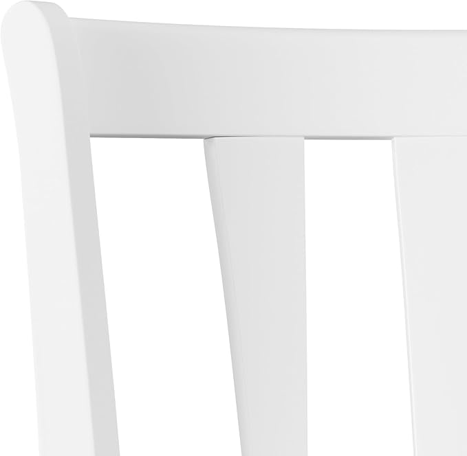 HILLSDALE Presque ISLE Wood BAR Height Swivel Stool White