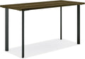 HON Coze Home Office Desks, Sturdy Table Computer Desk, 54", Walnut Top, Black Base