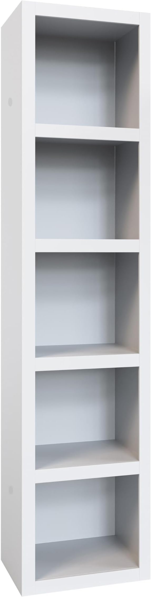 Oakland Living White 84-in Tall Wooden Bookcase Shelf