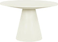 Wooden Kitchen Round Dining Table for 4-6, Round Kitchen Table with Circular Tabletop with Wood Pedestal Base, Rustic Farmhouse Furniture