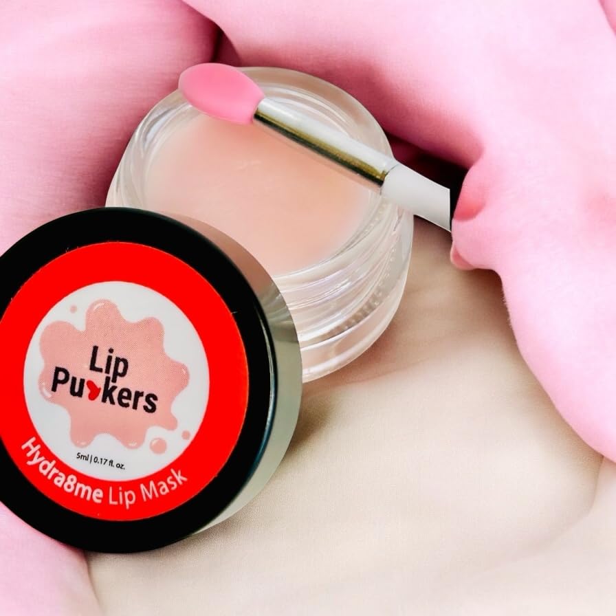 Hydra8me Overnight Lip Mask, Hydrating Treatment with Natural Oils, 5ml/.17oz