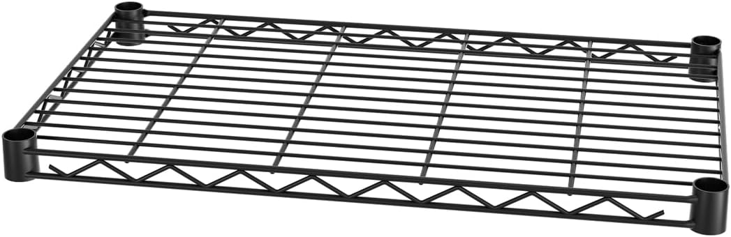 SINGAYE Shelf Wire Shelving Adjustable Storage Shelves Rack Standing Units for Kitchen Closet Laundry Bathroom Organizers Metal Pantry Narrow Mesh Gaps 12" D x 22" W x 59" H Black