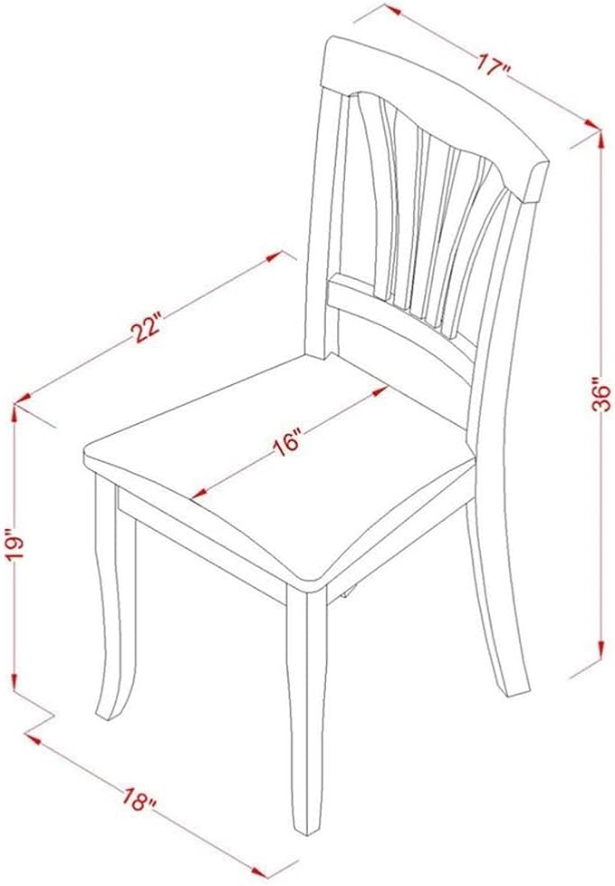 East West Furniture LGAV7-BCH-LC 7 Piece Dining Room Table Set Consist of a Rectangle Kitchen Table with Butterfly Leaf and 6 Faux Leather Upholstered Chairs, 42x84 Inch, Black & Cherry