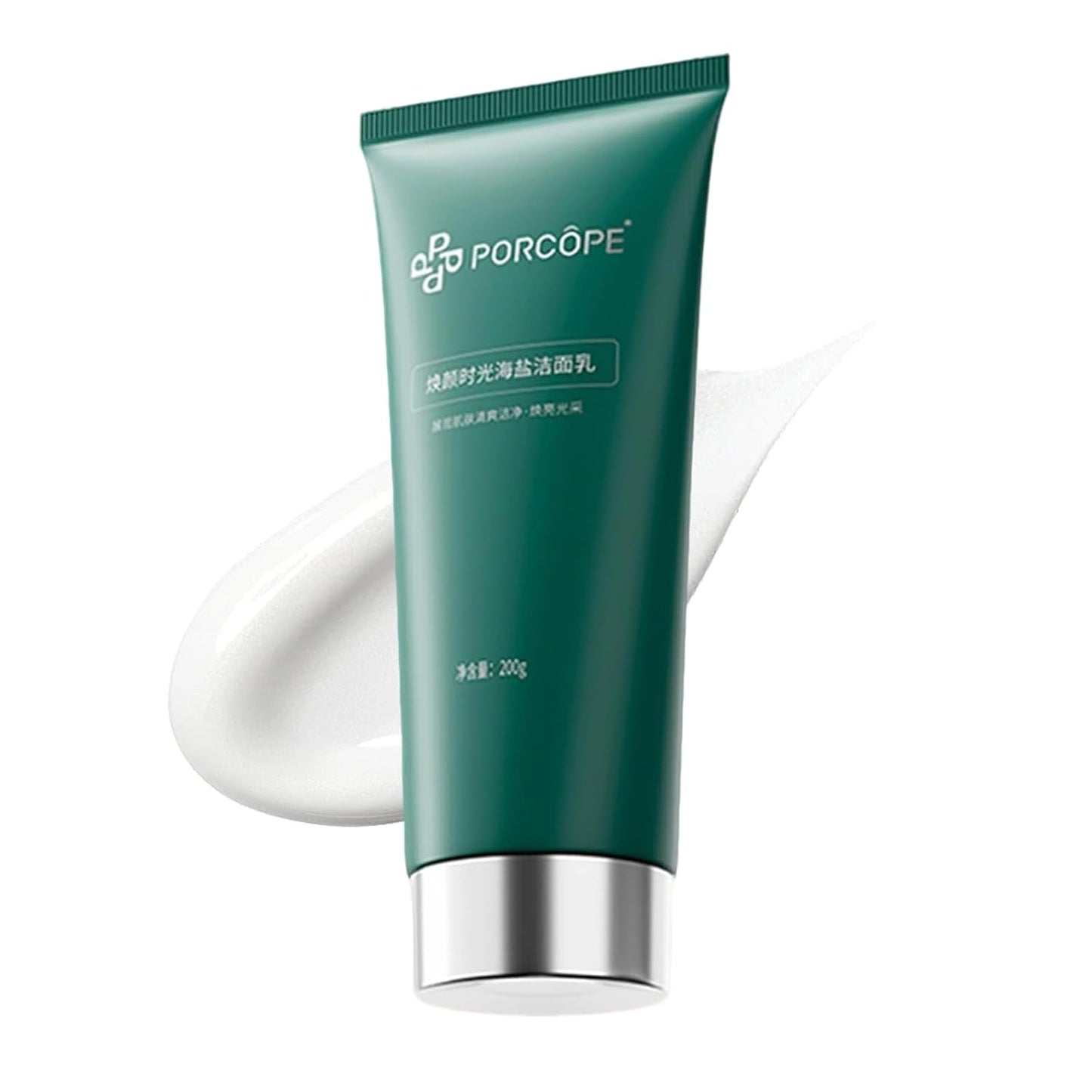 PORCOPE Gentle Moisturizing Cleanser with Amino Acids and Sea Salt Effective Oil Control for Oily and Sensitive Skin, Daily Face Wash 200ml