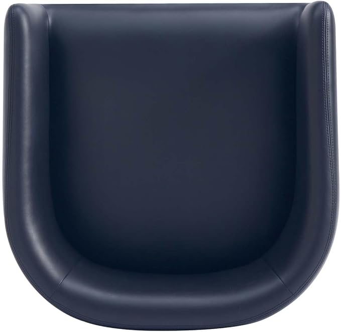 Manhattan Comfort Louvre 26 Inch Mid Century Modern Counter Height Bar Stools - Elegant Faux Leather Padded Seat, Stainless Steel Base with Footrest, Fully Assembled Barstools, Set of 3, Black & Gold