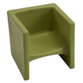 Children's Factory Cube Chair for Kids, Flexible Seating Classroom Furniture for Daycare/Playroom/Homeschool, Indoor/Outdoor Toddler Chair, Fern (CF910-014)