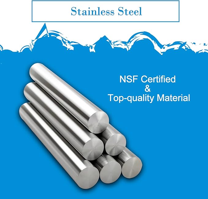 12''x24'' Wall Mounted Stainless Steel Shelf NSF Commercial Metal Wall Mount Floating Shelving for Kitchen, Restaurant, Food Truck,Garage,Washrooms,Home&Hotel