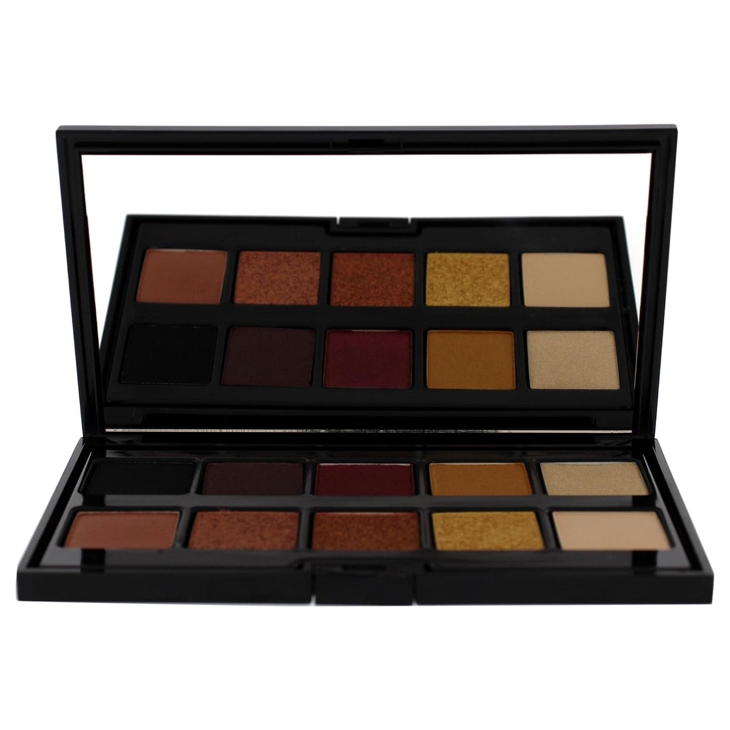 Pupa Milano Make Up Stories Eyeshadow Palette 002 Hot Flame - 10-Shade Shadow Collection with Matte, Satin, and Metallic Color Options - High Pigment Formula - Soft, Blendable Texture - 0.63 oz