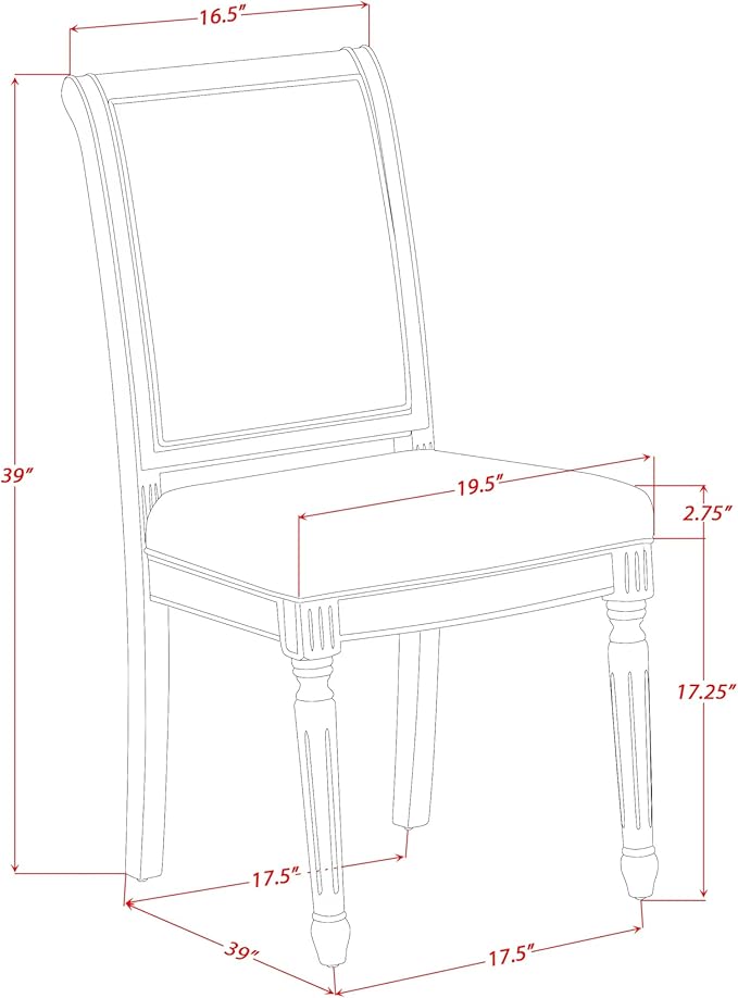 LKCY7-SBB-33 7-Piece Kitchen Table Set Consists of a Dining Table and 6 Brown Textured Polyester Fabric Dining Chairs with High Back - Sand Blasting Black Finish