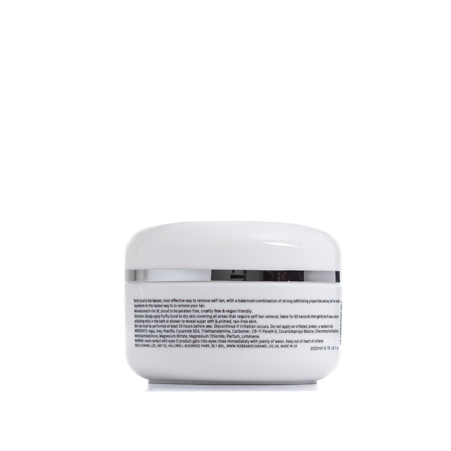 Rose & Caramel Purity Excel 60 Second Self Tan Removing Scrub 200ml Self tan eraser, express tan removal