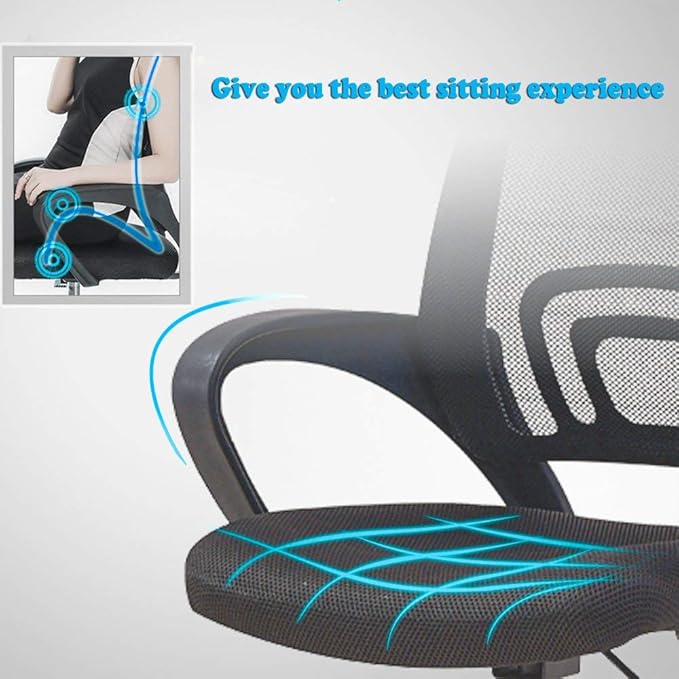 BestOffice Office Chair Desk Chair Mesh Computer Chair Back Support Modern Executive Adjustable Arms Rolling Swivel Chair for Women, Men(3 Pack)