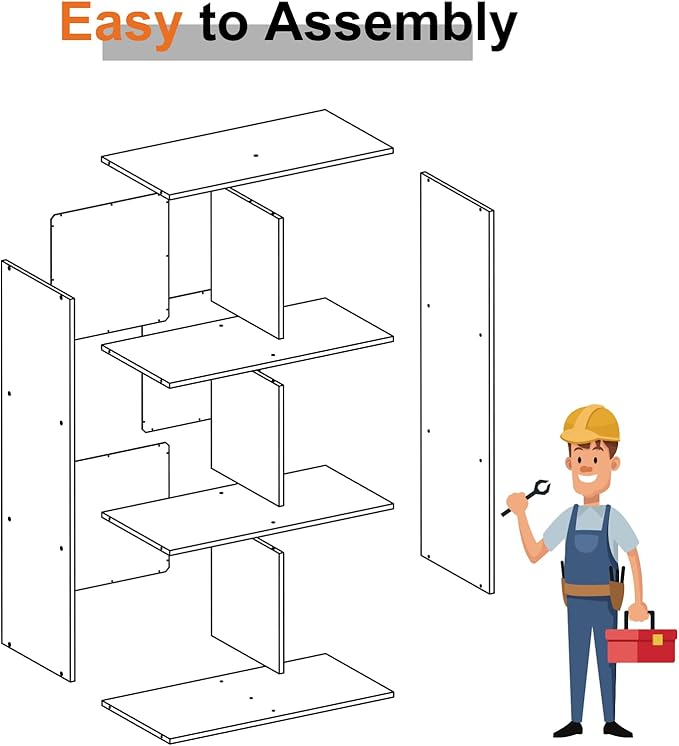 Sweetcrispy 6 Cube Storage Organizer - Open Cube Bookshelf with 3 Removable Back Panels, Display Storage Bookcase for Living Room, Bedroom, Entrance Hall, Home Office，36" L×11.6" W×24" H, Deep Black