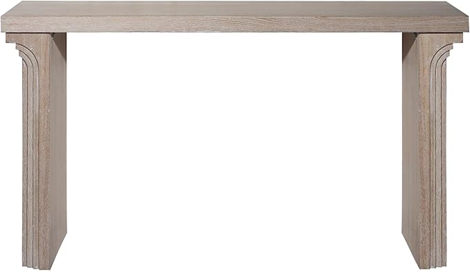 KEIKI Wood Entryway Console Table Behind Couch & Sofa, Modern Minimalist Style for Entrance, Hallway, Living Room, Natural