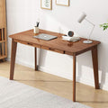 IOTXY Solid Wood Writing Desk - Home Office Workbench Desk with Drawer, Laptop Computer Work Study Table