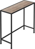 Narrow Entryway Table for Hallway Console Table, Thin Sofa Table Behind Couch Skinny Table, Grey Console Small Tables for Entryway Foyer, Long Table for Entrance Small Spaces Decorative and Storage