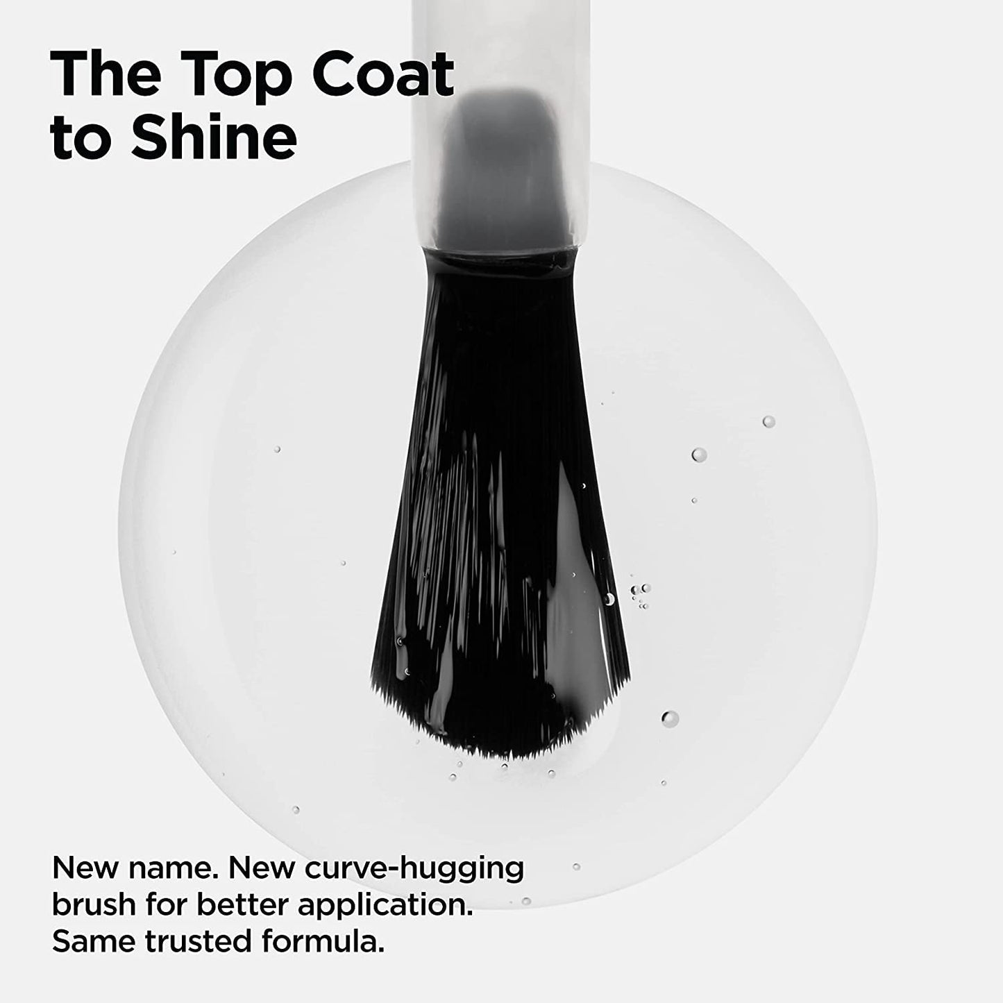 Vishine New Technology Protective Ultra Glossy 2Pcs of 16ml No Wipe Top Coat for Chip Free Long Lasting Soak Off Gel Nail Polish, 0.54 oz