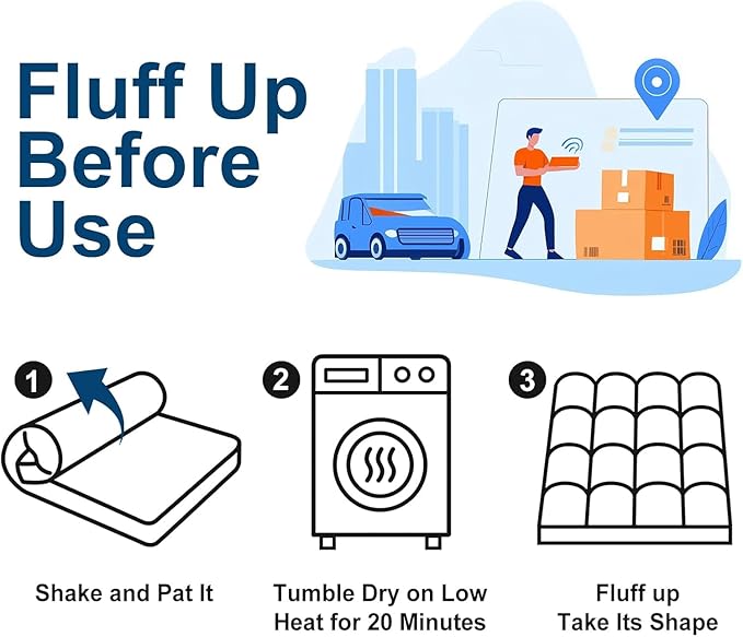 COONP Twin XL Mattress Topper, Extra Thick Pillowtop, Cooling Plush Mattress Pad Cover Bed Topper Protector with 8-21 Inch Deep Pocket (Grey, Twin XL)