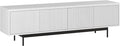 Henn&Hart Whitman, 70'' Rectangular TV Stand, White