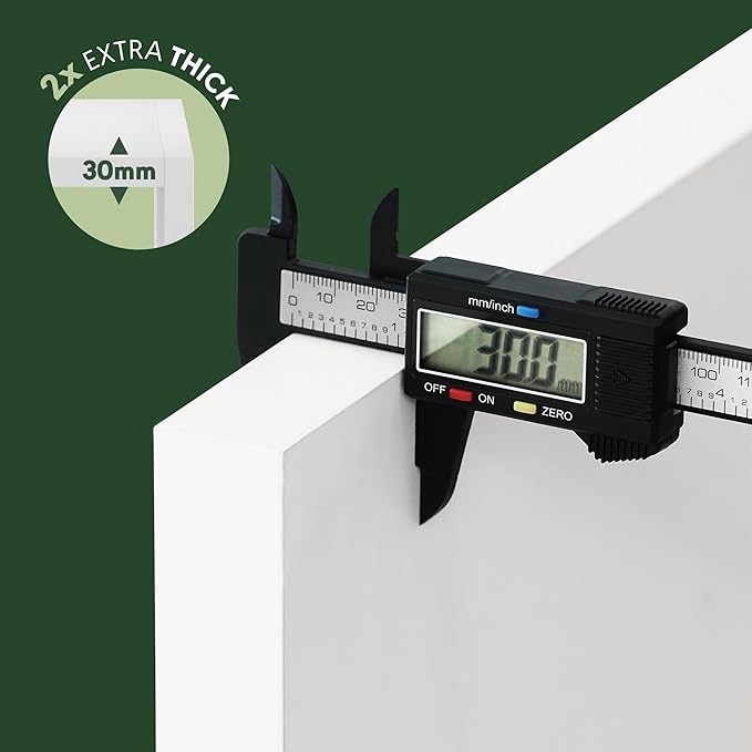 Furinno Cubicle Open Back Decorative Cube Storage Organizer, 4-Cube, White