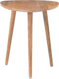 MH London Bond Wooden Triangle End Table - Exclusively Designed Modern Small Side Table. Hand Crafted - Wooden Side Table - Contemporary Design for Small End Tables for Bedroom and Living Room