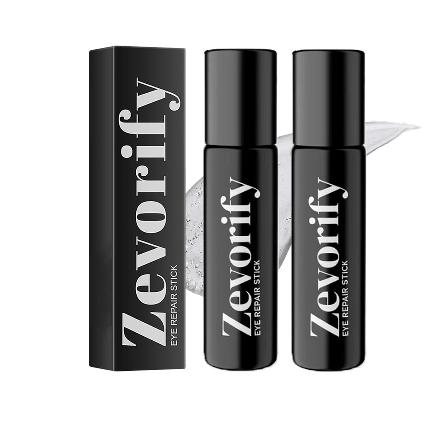 Eye Repair Stick for Men, Under Eye Roller for Eyes Bags and Dark Circles, Cooling Stick Hydrates and Depuffing, Gentle, Natural Formula (2pcs, 0.35 fl.oz)