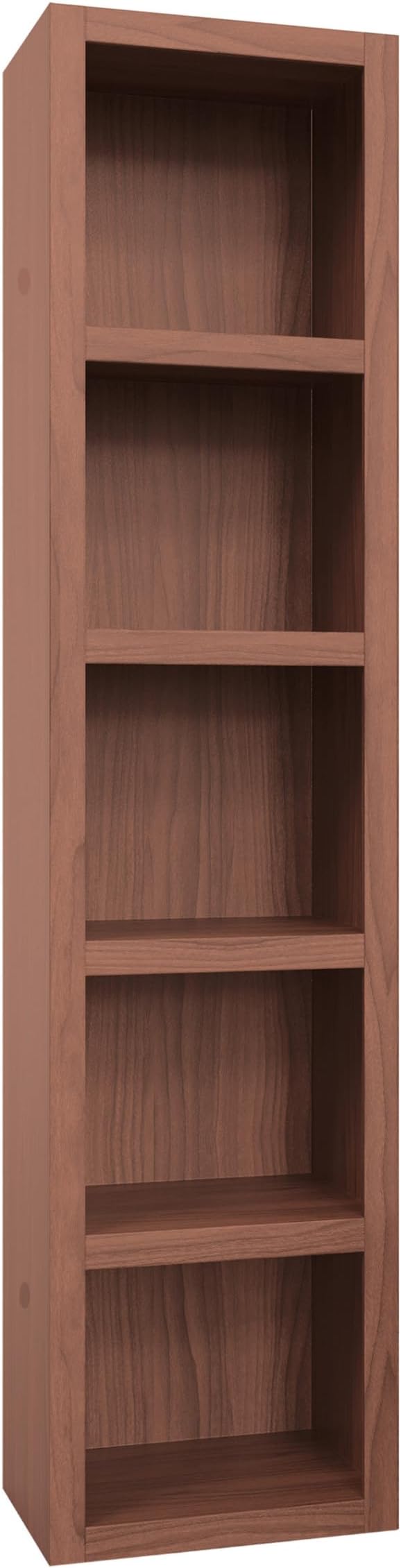 Oakland Living Brown 85-in Tall Wooden Bookcase Shelf